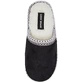 Lucky Brand Micro-Suede Memory Foam Boys Slippers - Closed Toe Plush Lined House Shoes/Kids Slippers