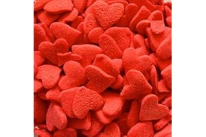 Celebakes by CK Products Jumbo Red Hearts Edible Confetti, 2.4 oz.
