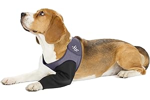 DOGGIE STYLZ Dog Recovery Sleeve Anti Licking Protection Waterproof Front Dog Leg Sleeve to Protect Wounds and Keep from Biting. Suitical Recovery Support for Dogs Recovery Wrap Durable Healing Aid