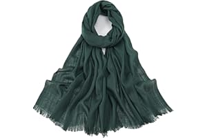 Canxiaoba Women's Summer Scarf Lightweight And Soft Bamboo Cotton Headscarf