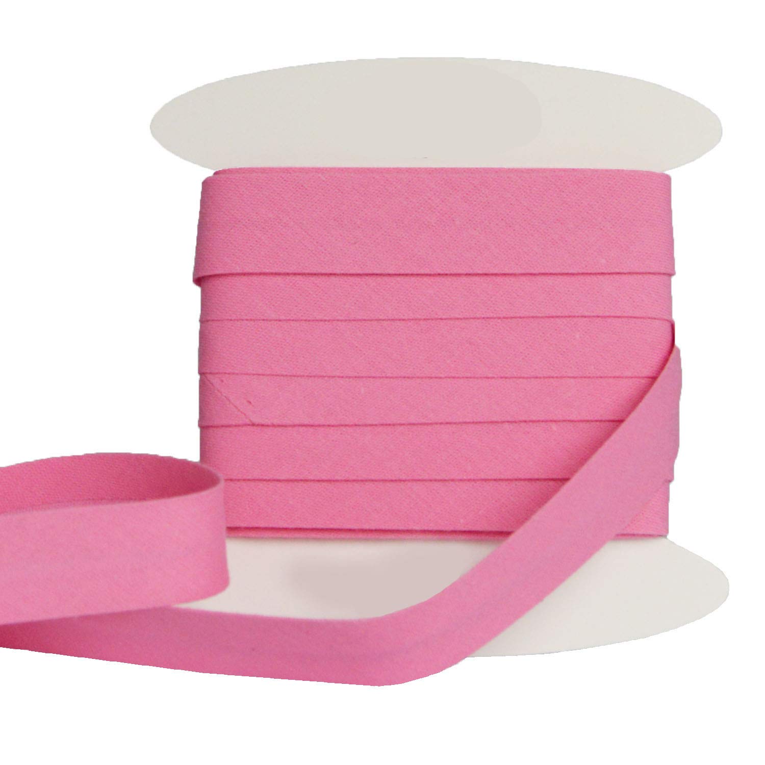 designers-factory Beautiful Quality Plain Cotton Bias Binding - Cotton Bias Binding - available in several colours and two sizes (By 5 meters, Pink)