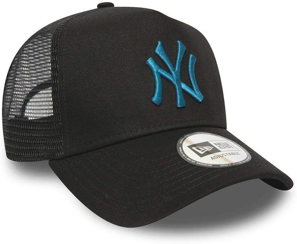 New Era New York Yankees Black League Essential A-Frame Adjustable Trucker Cap - One-Size - Image 4