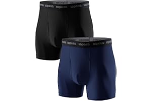 LAPASA Men's Quick Dry Travel Underwear, Terraversal Series Mesh Breathable Trunks/Boxer Briefs/Boxers (2 & 3 Packs)