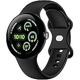 Eiavike Bands Compatible with Google Pixel Watch 3/4/5 (45mm) Band | Soft Silicone Sport Replacement Straps Bracelet for Google Pixel Watch 45mm
