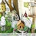 SunGrow DIY Paintable Wooden Bird & Hamster House
