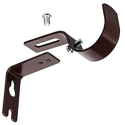6 Pieces Curtain Rod Brackets General Adjustable
