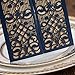 WISHMADE Hosmsua 50PCS 5x7 Inch Navy Blue Wedding Invitations Kit with Envelope Laser Cut Door Flora Invitation for Engagement Bridal Shower Wedding Quinceanera Invite (Navy Blue and Gold)