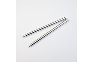 SACOORA 3 1/2" Aluminum Paracord Needle with Screw Thread Shaft Tip Stiching Needle Fid (5pcs, Silver)