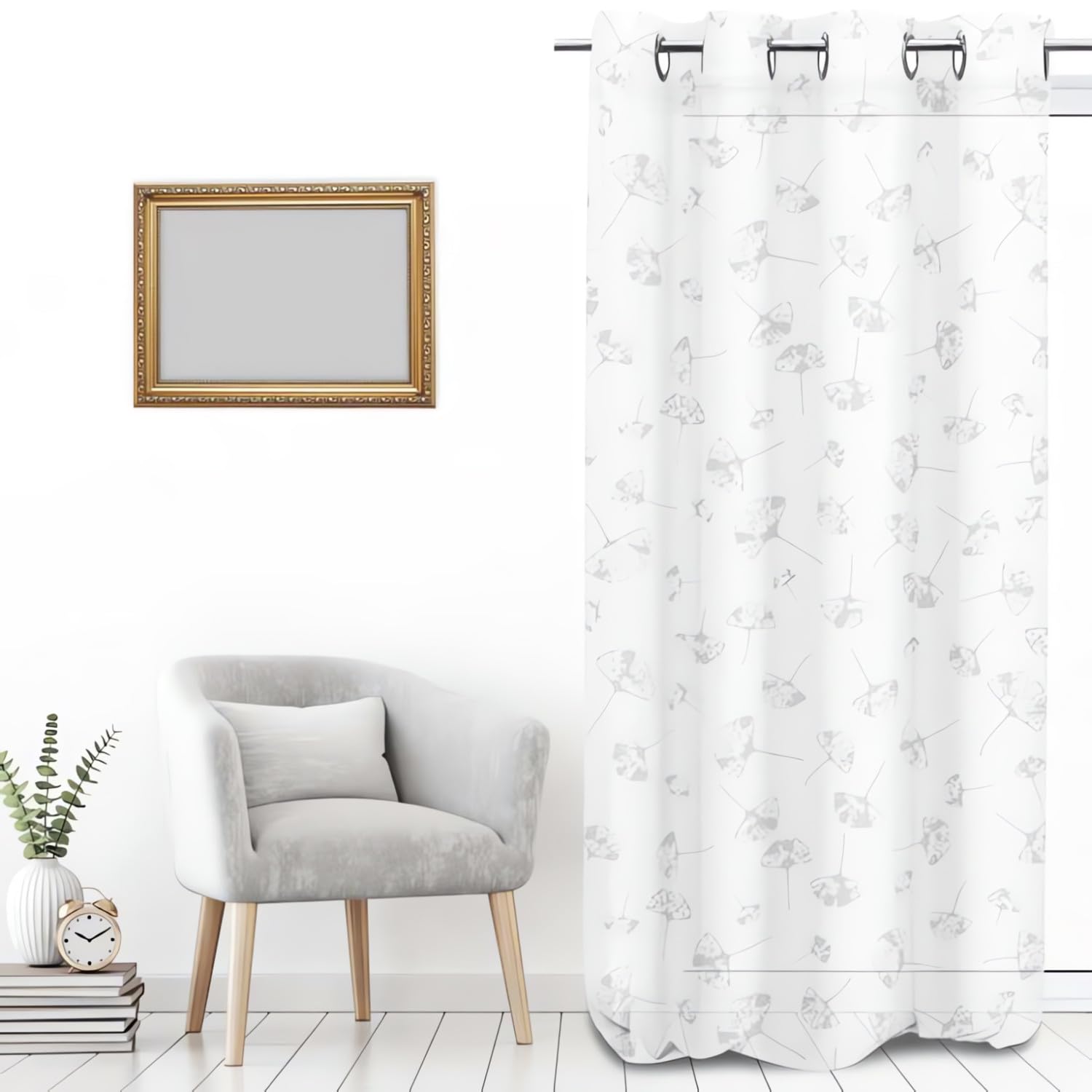 Soleil d'ocre Kyoto Eyelets Eyelets Polyester White 140 x 250 cm