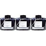 PILOT Iroshizuku Bottled Fountain Pen Ink, Tsuyu-Kusa, Asiatic Dayflower (Blue) 50ml Bottle (69204) - 3 Pack
