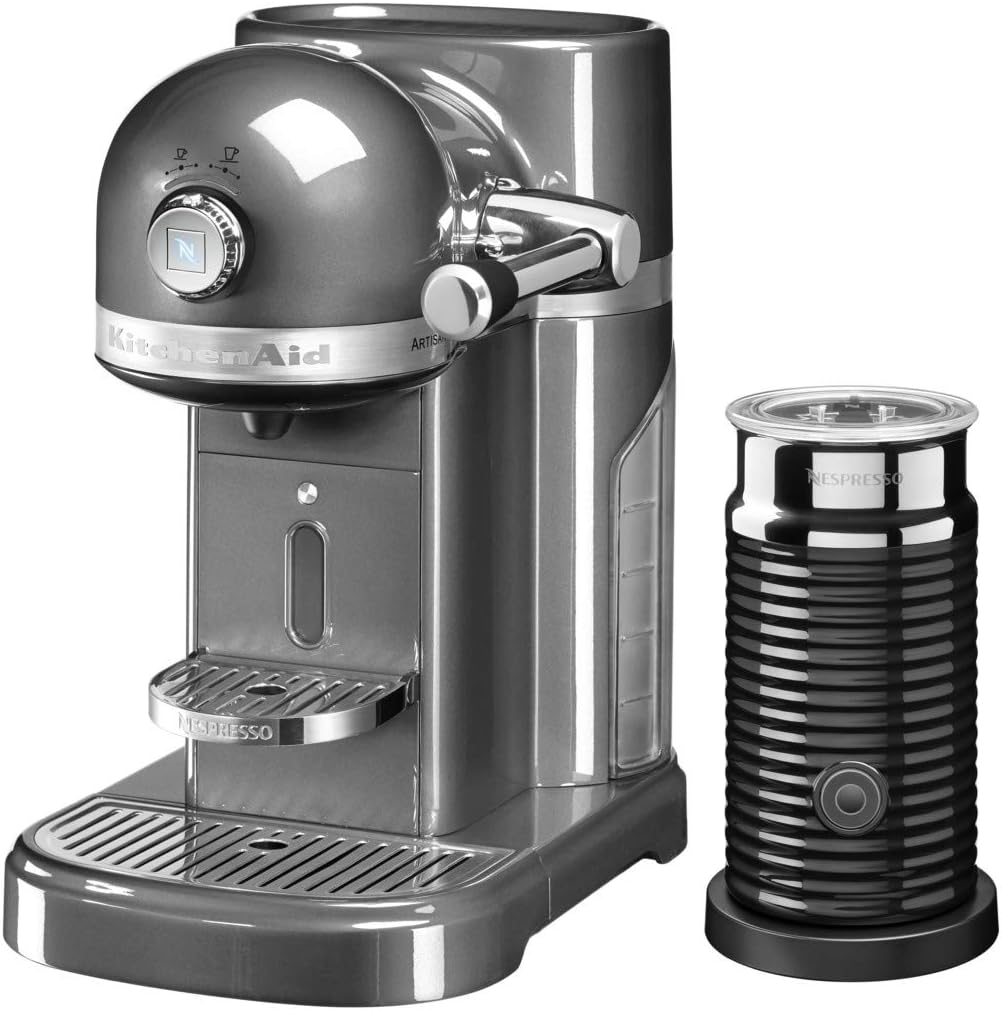 KitchenAid 5KES0504EMS Artisan Máquina de café Nespresso y Aeroccino