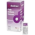 Dealmed Triple Antibiotic Ointment – Made in The USA, Single-Use Packets for Instant Relief from Cuts, Scrapes and Burns, 144 Packets/Box (.5g) - Pack of 1