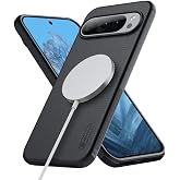Nillkin Magnetic for Google Pixel 9 Pro Case, Built-in Magnets Compatible with MagSafe, Thin Slim Fit, Shockproof Protective, Lanyard Hole, Soft Bumper, TPU+PC Dual Protection - Black