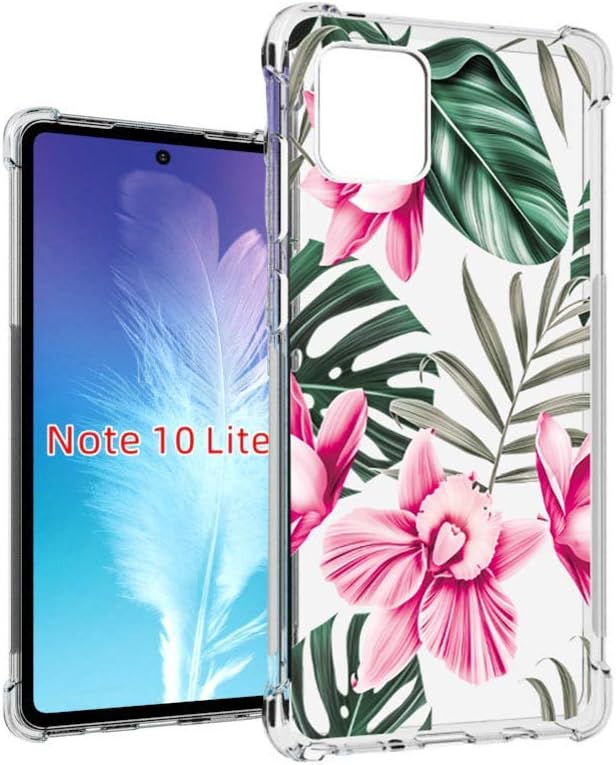 Samsung Galaxy Note 10 Lite Case,Entaifeng Scratch Resistant Grippy Soft TPU Rubber Full Body Protective Phone Cover for Galaxy Note 10 Lite (Orchid)