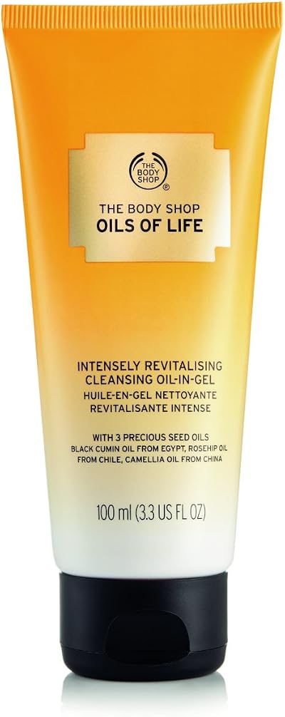 The Body Shop Oils of Life Revitalising Cleansing Oil-in-Gel 100ml Vegan
