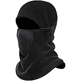 Balaclava Face Mask Men Windproof Thermal Winter Fleece Hoods Scarf Cap Women Neck Ski Black Balaclava for Cycling Motorcycle