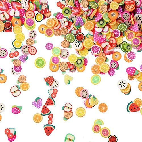 Solvang Slime Charms Mixed Candy Sweets Slime Beads for DIY Crafts Making 1000PCS