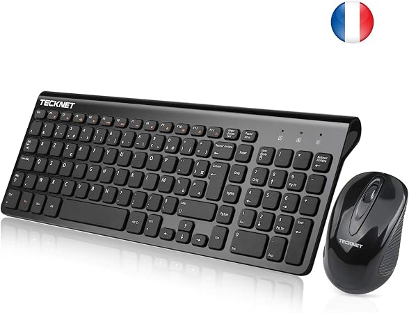 Mini-clavier numérique et souris optique sans fil,... - Grandado