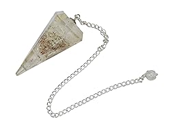 Selenite Orgone Crystal Pendulums for Divination