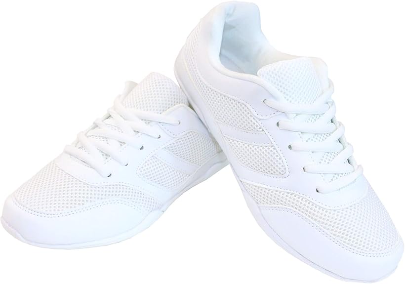 cheap white cheer shoes