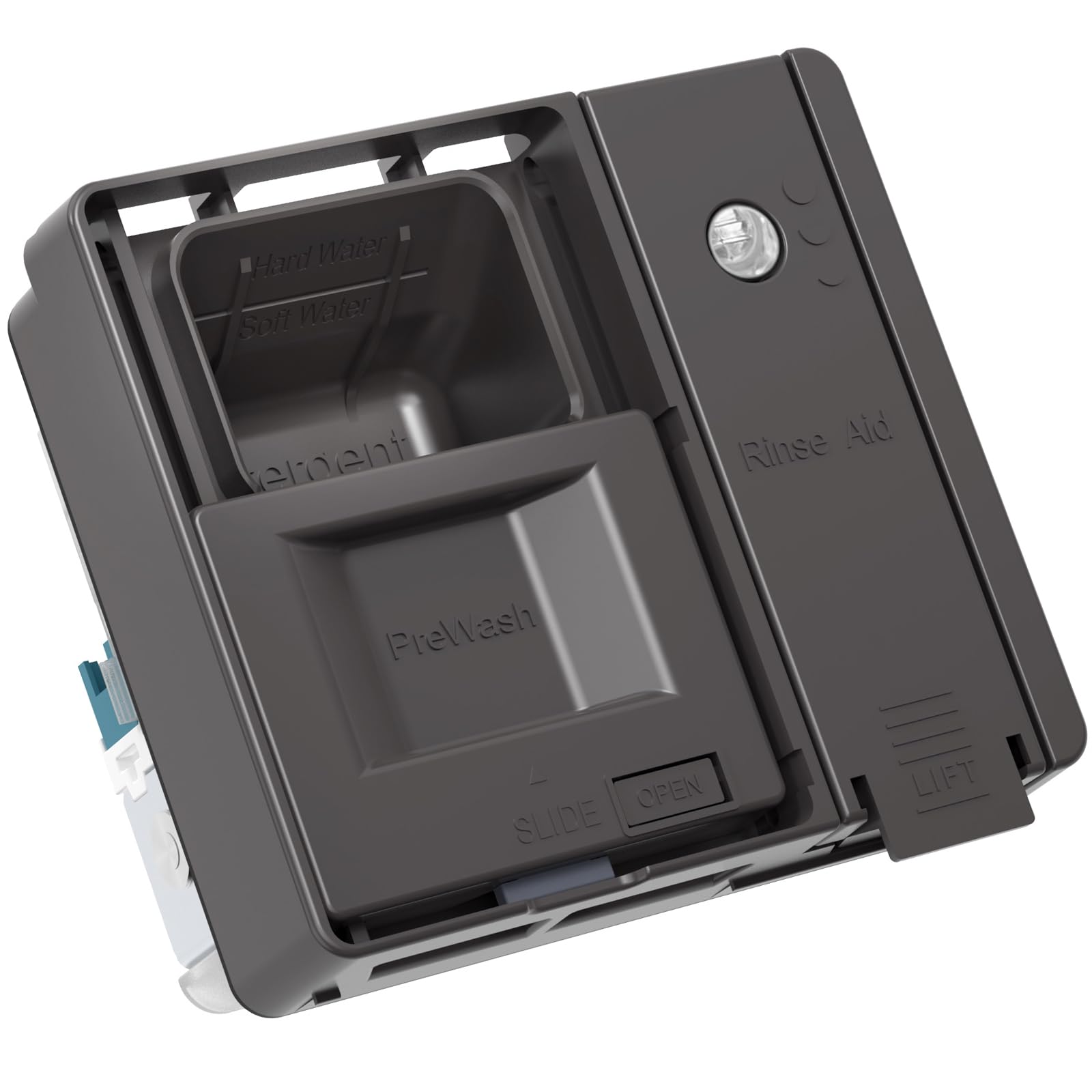 Photo 1 of UPGRADED W10861000 Dishwasher Detergent Dispenser Compatible With Whirlpool Kitchenaid Maytag Dishwasher Detergent Dispenser Replacement Parts W10620296 W10620298 WDT730PAHZ0 Soap Dishwasher Dispenser