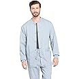 Cherokee Men's Medical Scrub Jacket Snap Front with Long Sleeve WW360