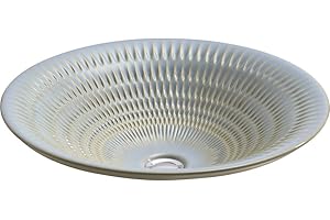 KOHLER K-17890-RL-RB3 ARTIST EDITIONS Derring Design on Round Carillon Wading Pool Bathroom Sink, Bluestone Rutile