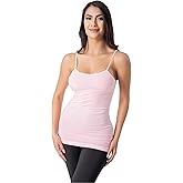 Boca Rosa Basic Seamless Camisole - Women's Stretchy Nylon Span Tanks