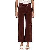 MOTHER Women's The Mid Rise Rider Flood Fray Jeans