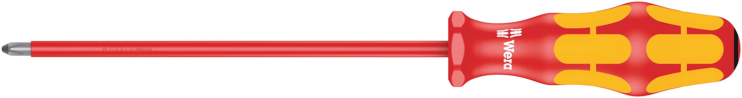 Kraftform Plus 165i VDE Insulated Screwdriver Pozidriv Tip PZ1 x 150mm