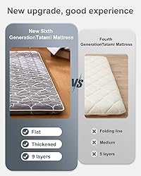 6th Generation Japanese Floor Futon Mattress