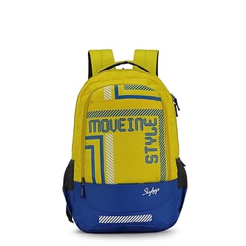 Skybags Luke 27 Ltrs Yellow School Backpack (SBLUK03YLW)