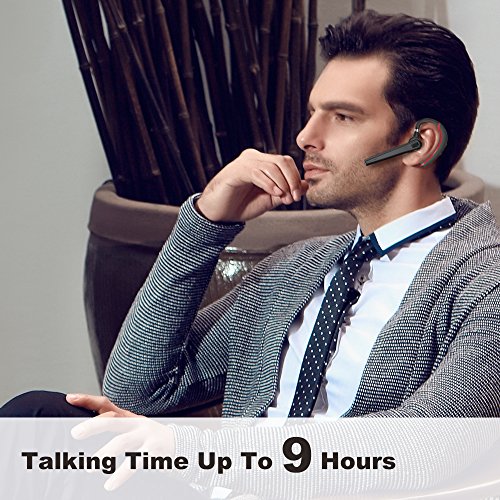 image for DYMADARE Bluetooth Headset, Wireless Earpiece for Cell Phones, In-Ear 