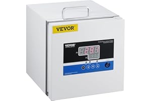 VEVOR Lab Incubator, 6L, PID Temperature Control RT+5-65℃, Scientific Digital Incubator, Constant-Temperature Microbiological Laboratory Incubator for Lab Cell Culture Seed Germination Medical Science