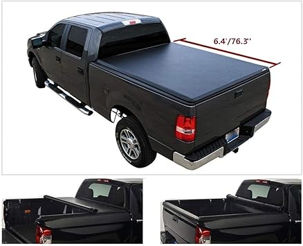 Soft Roll Up Lock Tonneau Cover Fits 09 18 Dodge Ram 1500 2500 3500 5 7ft Bed