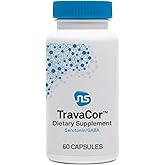 Neuroscience TravaCor - Mood Support Supplement with L-Theanine, 5 HTP, and B Vitamins - GABA and Serotonin for Stress and Emotional Support (60 Capsules)
