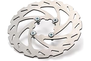 BLCYANUE ATV Brake Rotor Rear Disc with Bolts Compatible with Yamaha Raptor 700 700R YFM700R 2006-2023,YFZ450R 2009-2023,YFZ450 2006-2013,YFZ450X 2010-2011,1S3-2582W-20-00,1PE-F582W-00-00