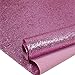 Pink Chunky Glitter Wallpaper, 3D Sparkly Glitter Fabric Wall Paper,Bling Wallcovering (Pink)