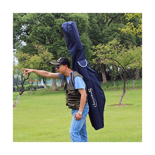 Sougayilang-Folding-Portable-Waterproof-Double-layer-Blue-Fishing-Rod-Carrier-Canvas-Fishing-Pole-Tools-Storage-Bag-Case-Fishing-Gear-Organizer Sougayilang-Folding-Portable-Waterproof-Double-layer-Blue-Fishing-Rod-Carrier-Canvas-Fishing-Pole-Tools-Storage-Bag-Case-Fishing-Gear-Organizer