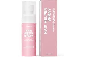 Trybello Hair Helper Spray - Growth Serum With Biotin & Castor Oil - Caffeine Infused Treatment for Thicker, Fuller Hair - Repair Thinning Naturally - Vegan, Cruelty-Free Formula