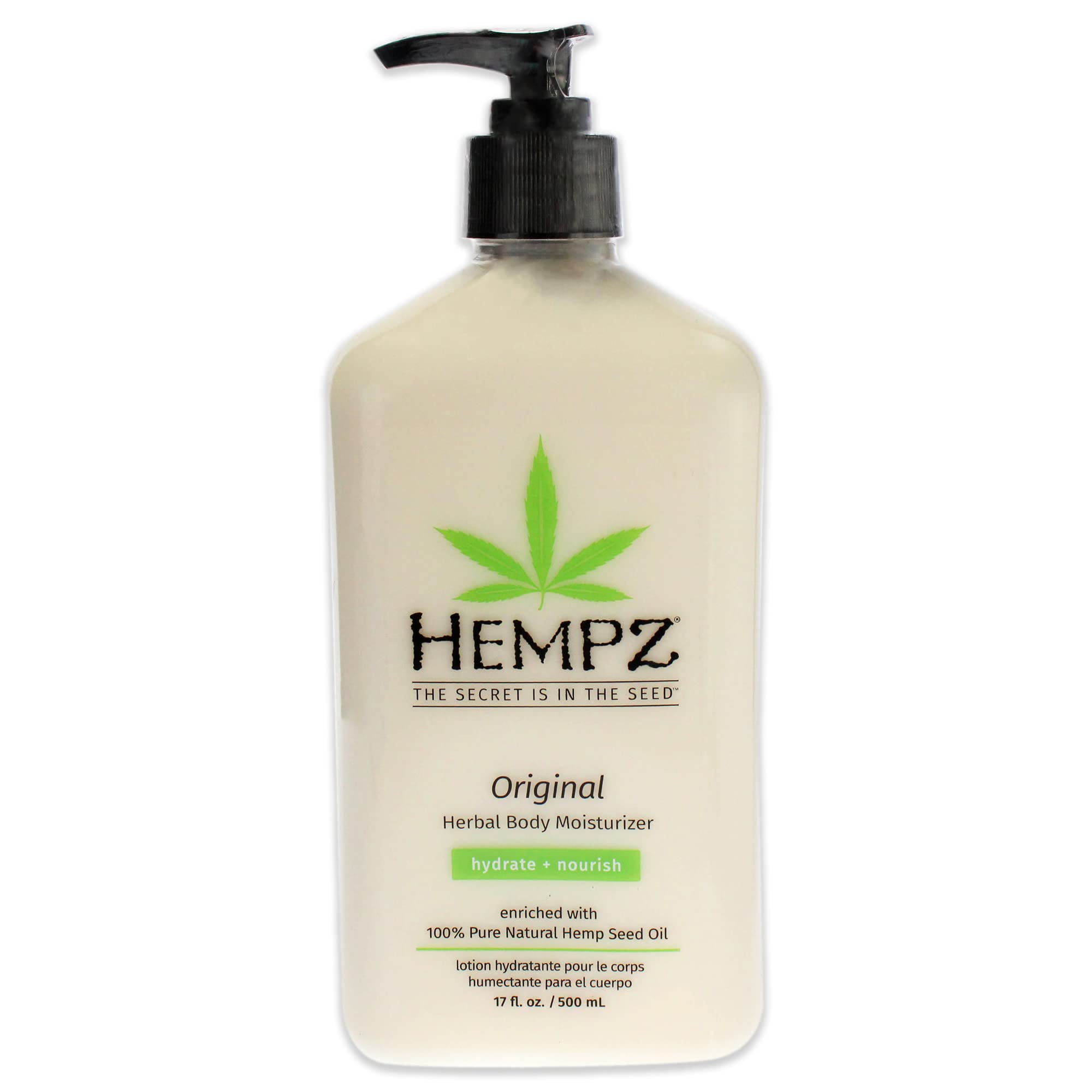 Photo 1 of Hempz Body Moisturizer Original 17 Ounce Pump (500ml) (Pack of 2)