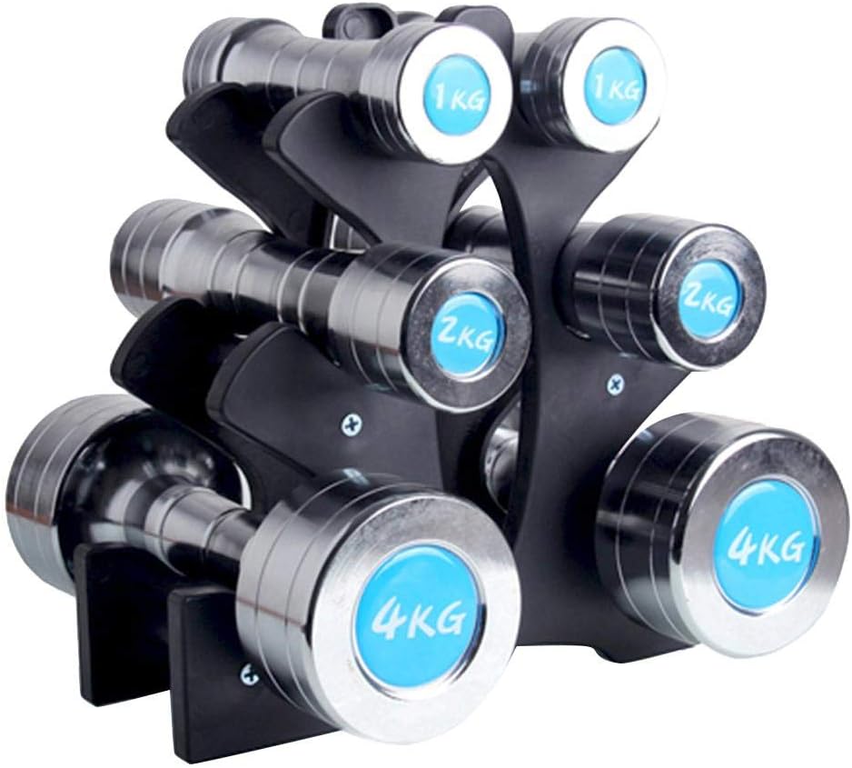 dianhai306 3 Tier Weight Holder Dumbbell Stand,Combo Weights Storage Rack Dumbbell Weight Rack Steel Dumbbell Rack Vertical Dumbbell Weight Rack