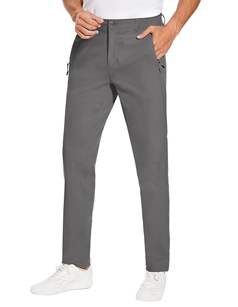 SPECIALMAGIC GOLF PANTS MEN STRETCH SLIM FIT HIKING...