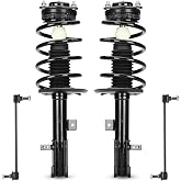 Front Struts Suspensions w/Coil Spring &amp; Sway Bar Links for 11-14 Chrysler 200 (2.4L L4 Sedan), 08-14 Dodge Avenger (2.7L/3.6L V6 Sedan FWD), 07-10 Sebring (2.7L/3.5L V6 Sedan), 271130 271131 K750385