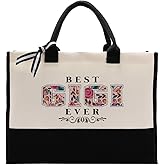 Gkwa Cotton Canvas Tote Bag for Women, Canvas Tote Bag for Gifting, Totes Bags Gift for Gigi, Best Gigi Ever Gifts Travel Bags, Mother's Day Gift for GiGi