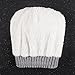Super Warm Winter Thick Slouchy Snappy Knit Beanie Cap Hat (Grey)