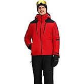 Obermeyer Mens Foundation Ski Jacket, Insulated and Waterproof with 2-way Stretch Fabric