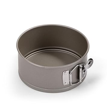 【クリックで詳細表示】タイガークラウン ケーキ型 グレー 154＆times；72mm バネ式デコ型15cm スチール フッ素コーティング 底取れ式 3512