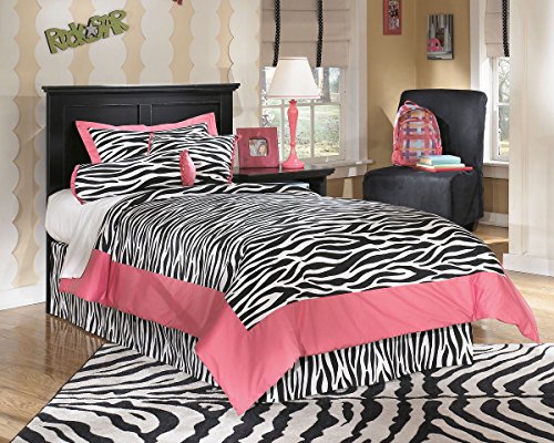 Maribel Panel Headboard Twin/Black