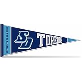 Rico Industries NCAA San Diego Toreros 12" x 30" Felt Wall Décor Pennant - Great for Home/Bed Room/Man Cave Décor
